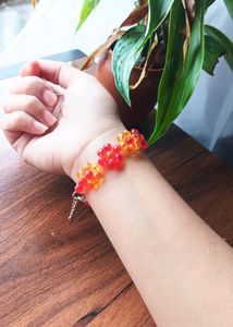 Beaded Flower Bracelet