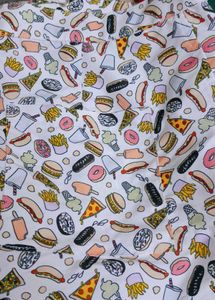 Food Print Lounge Shorts