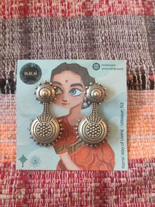 Narai Silver Tone Drop Earrings