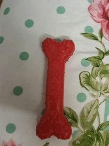 Silicone Red Bone For Dogs