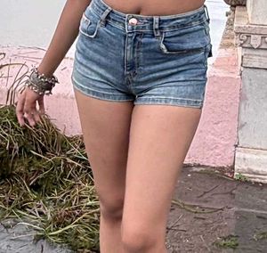 Denim Mini Shorts