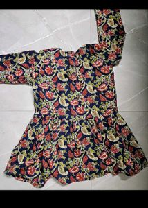 Short kurti peplum sale🔴