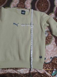 Puma Beige Pullover Sweatshirt