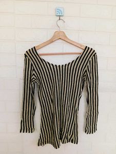 Striped Long Sleeve Top