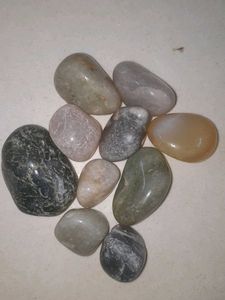 Set of 10 Agate - Multicolor Healing Stone