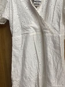 White Eyelet Dress