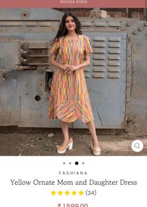 Colorful Striped Tie-Waist Dress