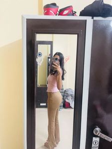 Brown Flared Pants