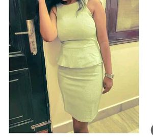 Mint Peplum Dress