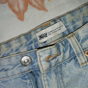 Light Wash Ripped Denim Jeans