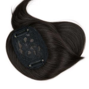 natural Black Human Hair Topper