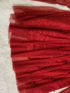 Red Beads Party Wear Top 🌹
