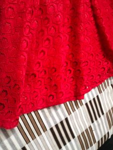 💅Sweetheart Red Fit&amp;Flare Net Dress💅