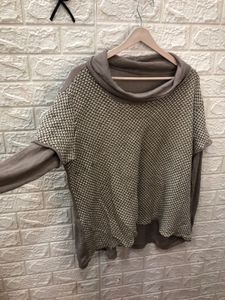 Cozy Cowl Neck Knit Top🐭