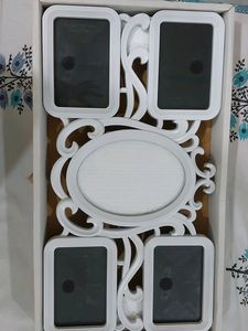 a white medium size photo frame