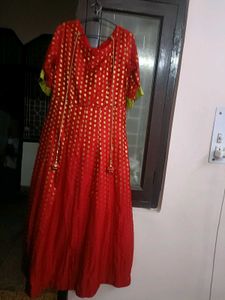 Designer Party Wear Gown With Dupatta In Xl