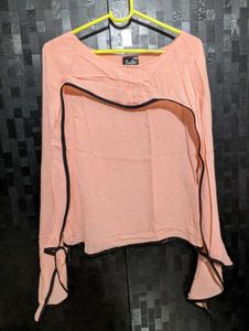 Peach Long Sleeve Top