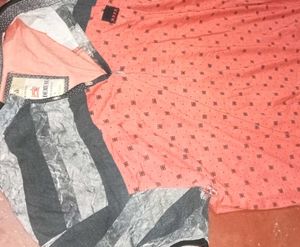 Unique Orange &amp; Black Graphic Tee