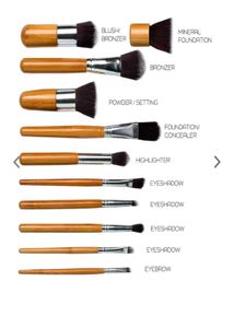 Branded Set Of Makeup Brushes