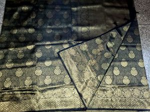 Black Kanjeevaram Saree