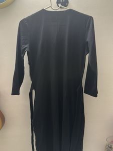 Striped Black Dress