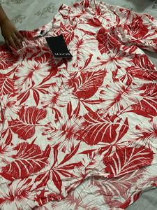 Floral Print Top short kurta