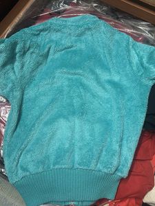 Cozy Teal Fleece Hoodie