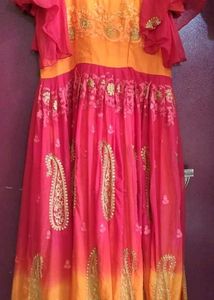 anarkali long frock