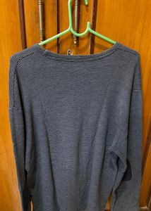 Blue Colour WestSide ETA T Shirt - Full Sleves