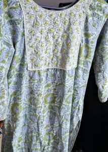 Floral Print Kurta