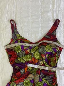 Patterned One Piece bodysuit/Swimsuit size M
