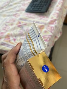 Nivea New Luminous evenglow facewash and day cream