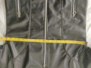 Stylish Black Faux Leather Jacket