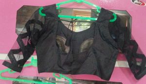 Elegant Black Saree Blouse