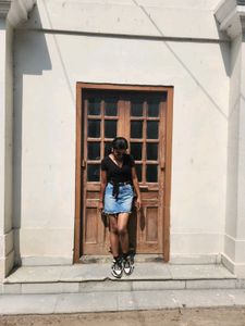 Denim Mini Skirt