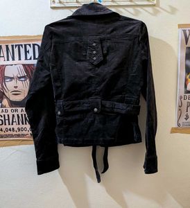 Velvet Belted Jacket