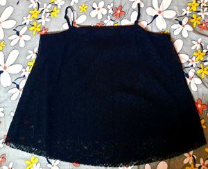 Black Spaghetti Strap Tank Top