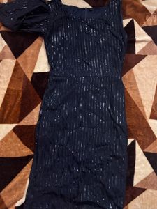 Sparkling Navy Bodycon Dress