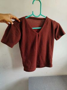 V Neck Crop Top😍