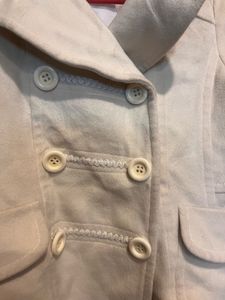 Stylish Cream Jacket/ Coat