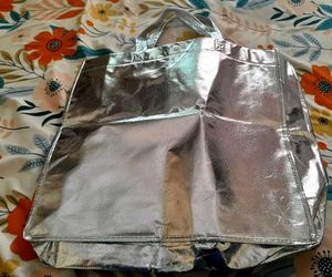 Glossy Sliver Gift Bag