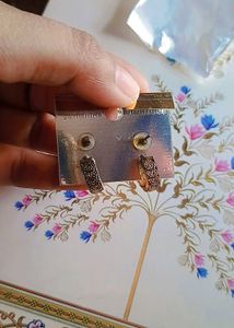 Gold Plated Studs And Earrings (COMBO)