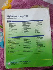 Rd Sharma Vol. 2 Obj Questions And Solutions