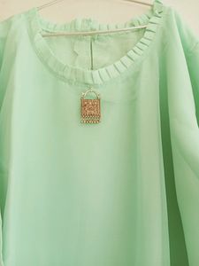 TEAL BLUE COLOUR TOP