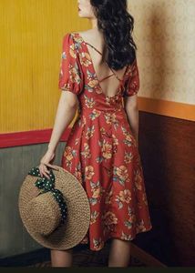 Floral Print Mini Dress