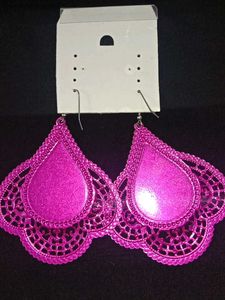 Pink Dangle Earrings