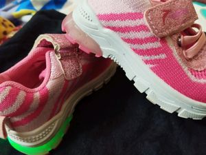 Beautiful Pink Lighting Shoes For Kids