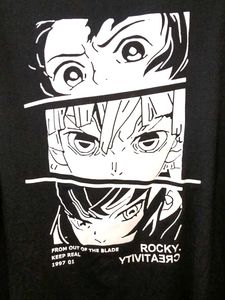 Anime Graphic Tee - Black