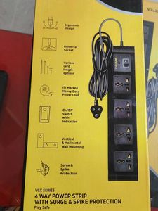 V-Guard 4 Way Power Strip