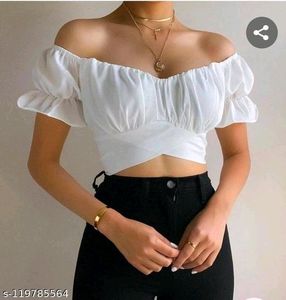 White Crop Top